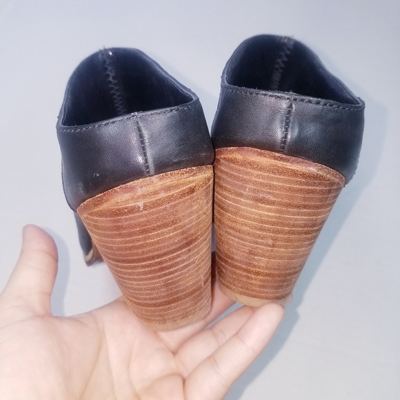 🌸 Rachel comey | Black Leather Mules, Black Natural 8‎ - Picture 4 of 9